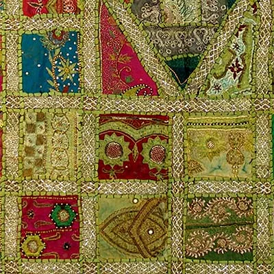 Christmas Garden - Embroidered Wall Hanging