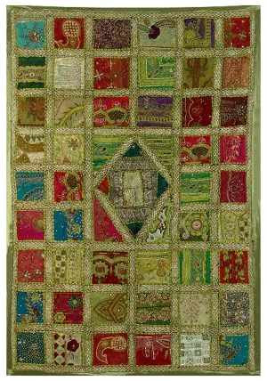 Christmas Garden - Embroidered Wall Hanging