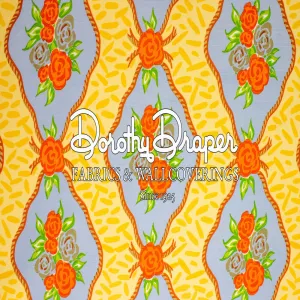Cote D’ Azur Lime/Tangerine Fabric