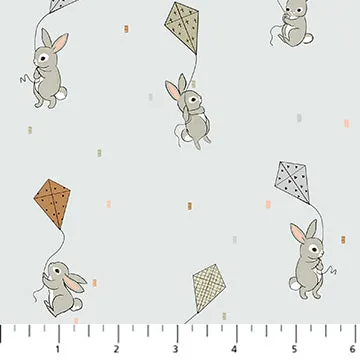 Cotton-Tale 90954-90 Kites Gray