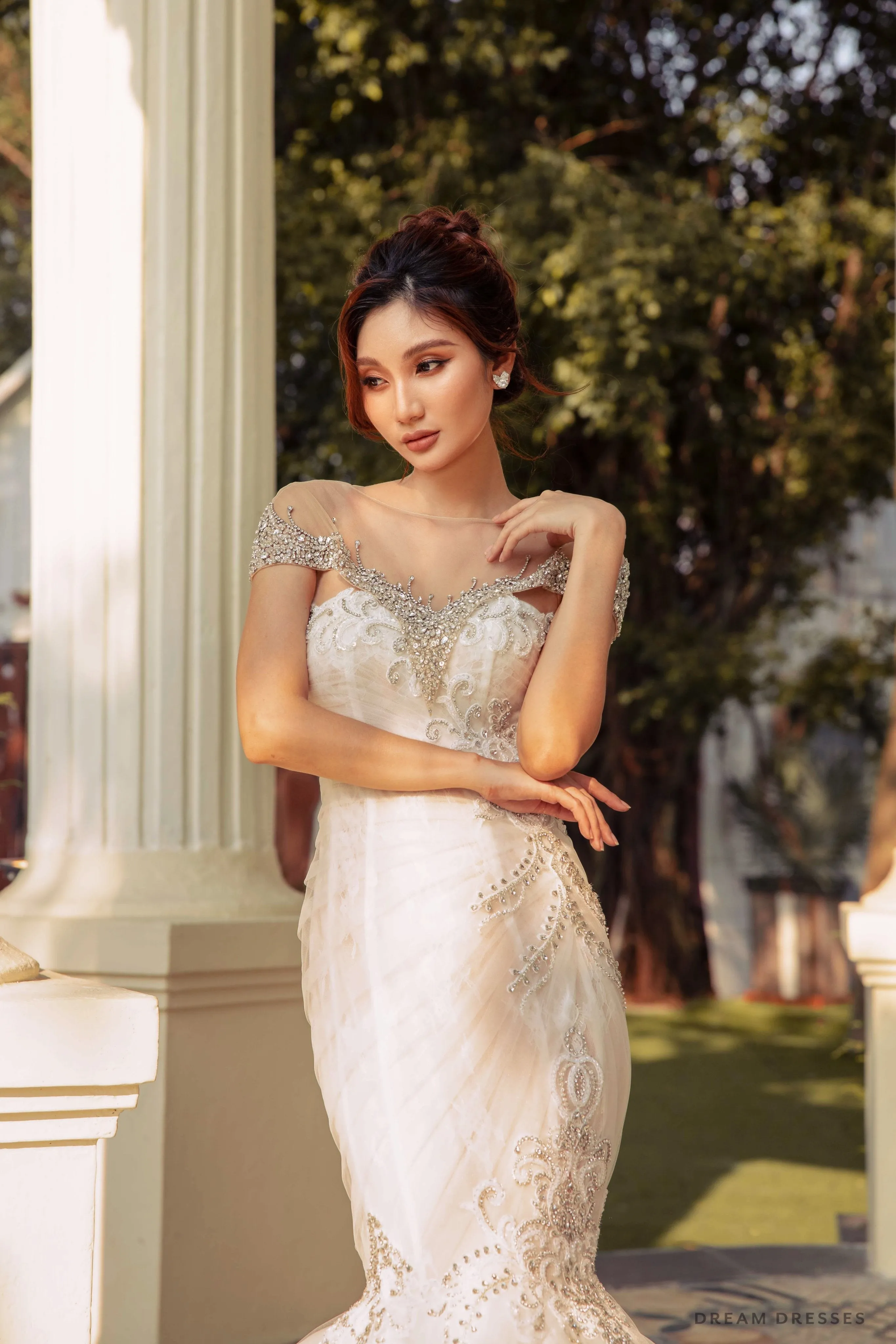 Couture Embellished Bridal Cape (#LATASHIA)