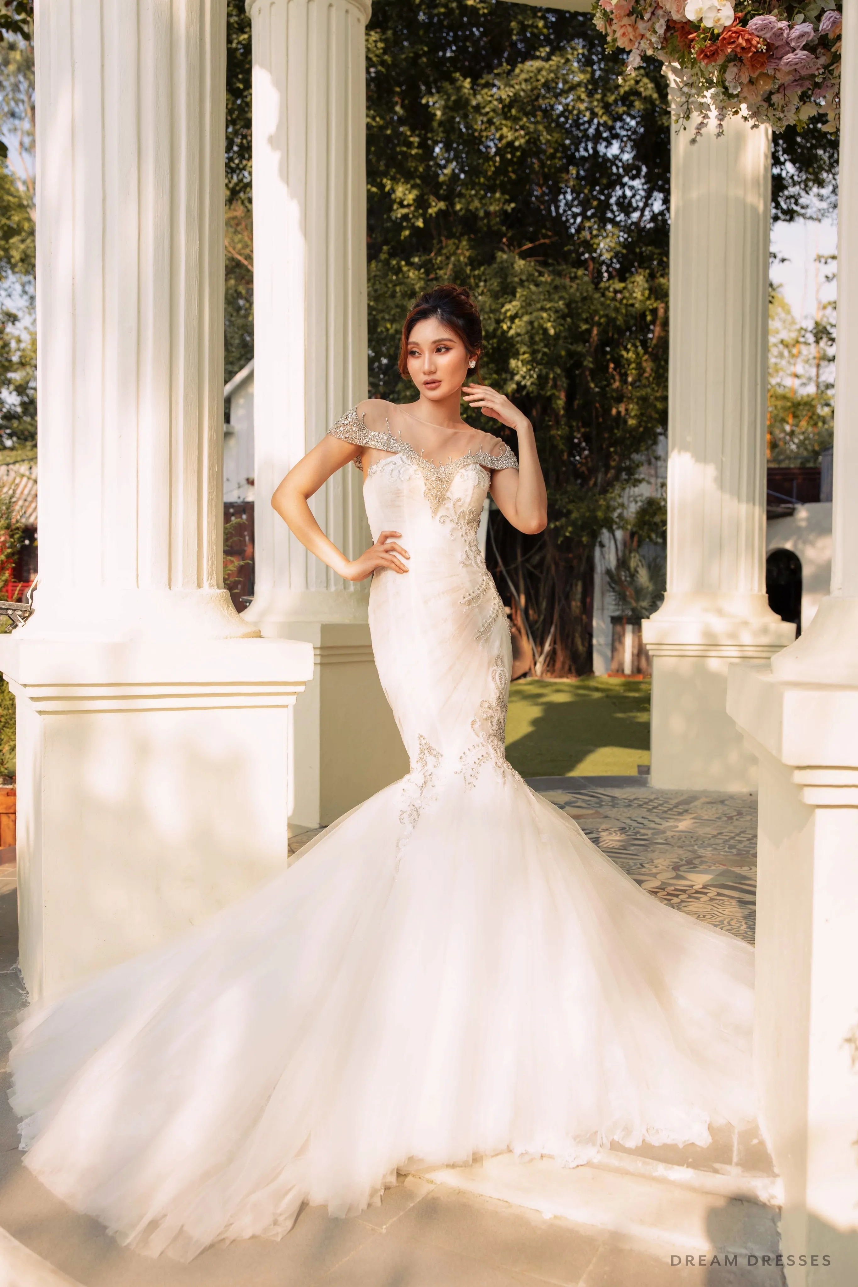 Couture Embellished Bridal Cape (#LATASHIA)