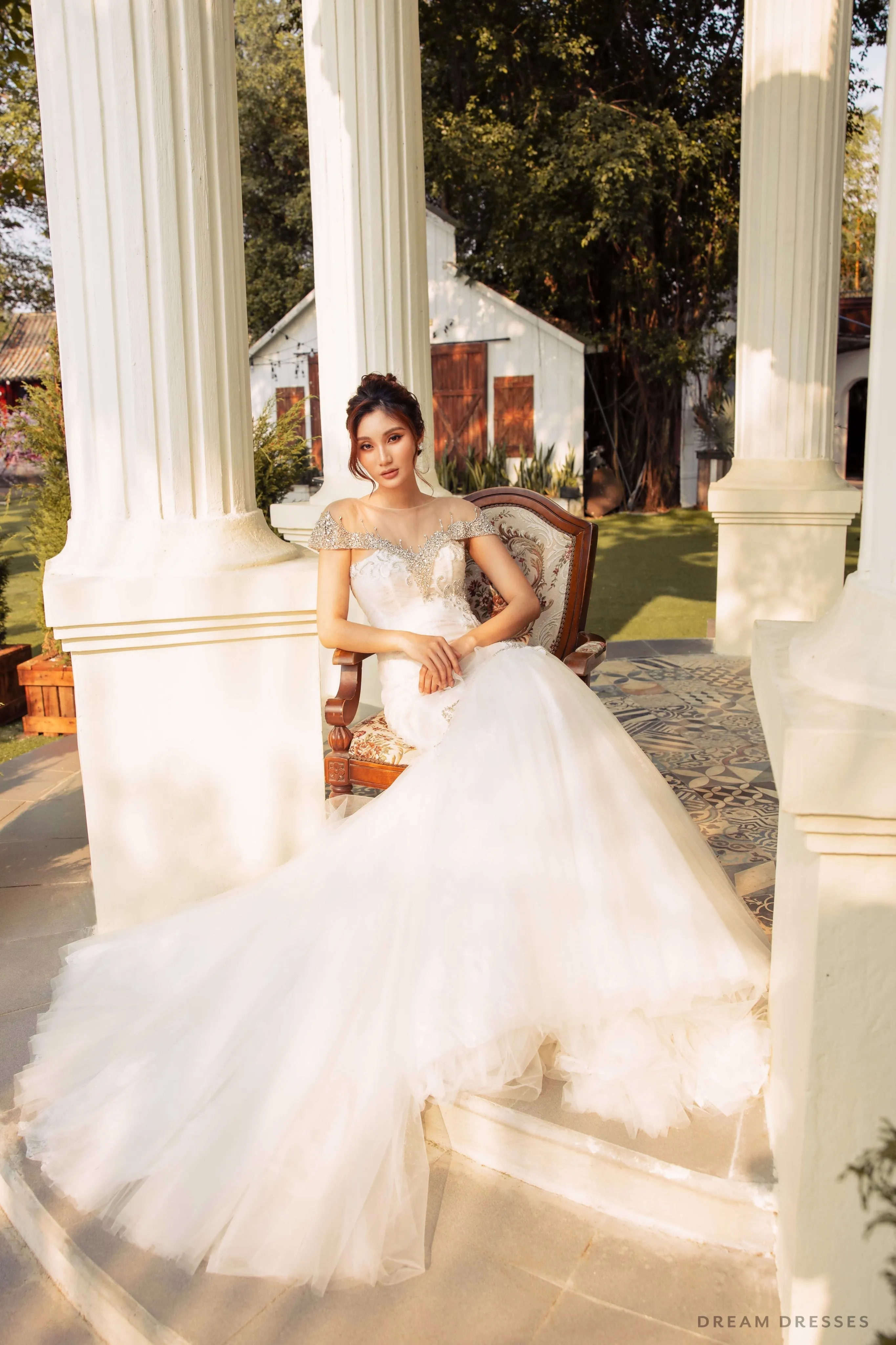 Couture Embellished Bridal Cape (#LATASHIA)