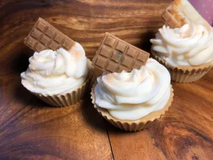 Cupcake Soap - ChocoMint and Shea Butter Frost 100g