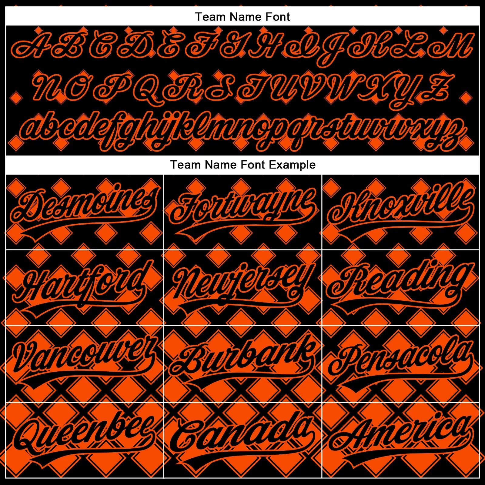 Custom Black Orange 3D Pattern Design Geometric Shapes Authentic Baseball Jersey