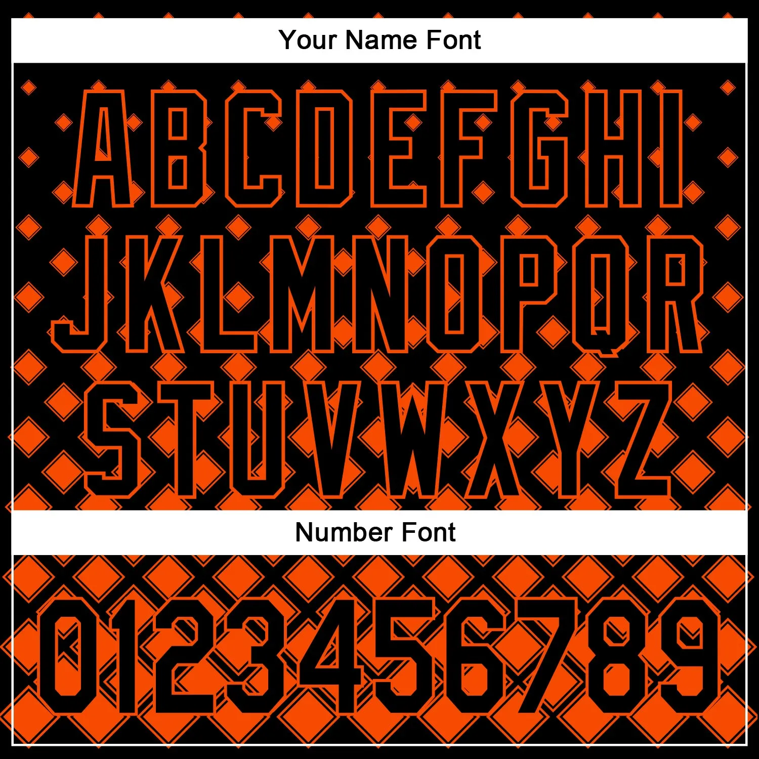 Custom Black Orange 3D Pattern Design Geometric Shapes Authentic Baseball Jersey