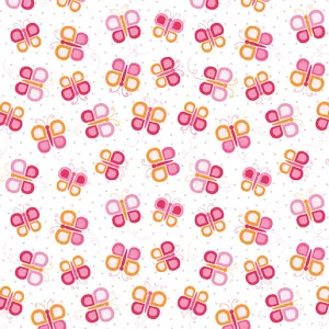 Daisy Up Butterfly Swirl Pink
