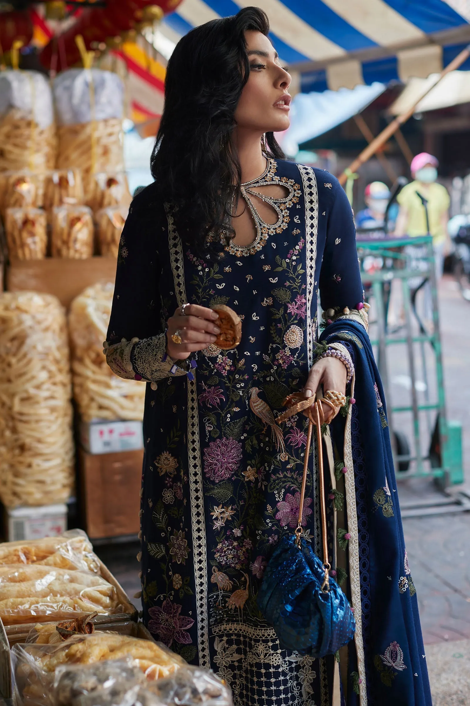 DARIEN (EW22-04) | Elan Winter Embroidered Collection | Unstitched Slub Khaddar Suits