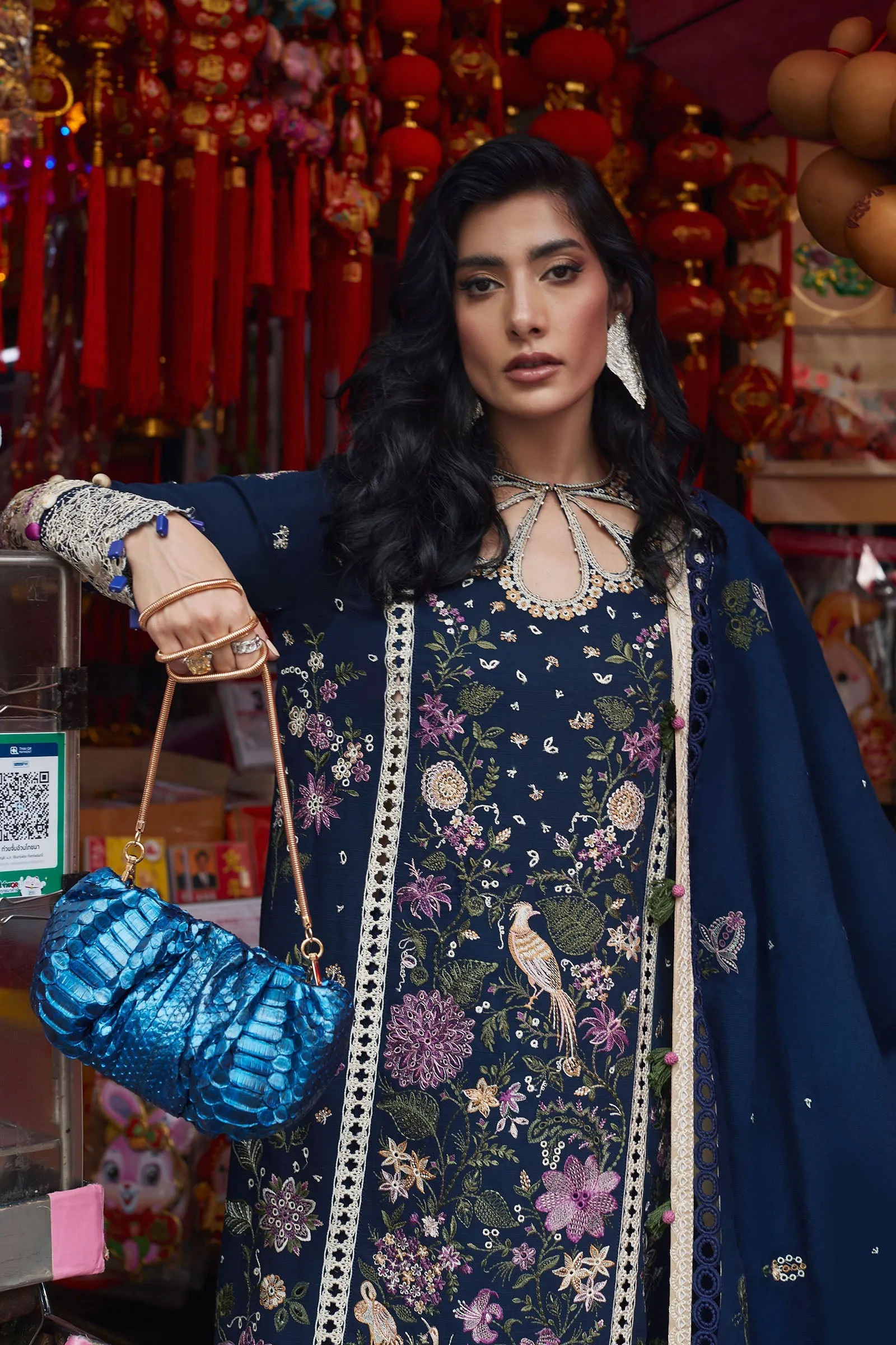 DARIEN (EW22-04) | Elan Winter Embroidered Collection | Unstitched Slub Khaddar Suits