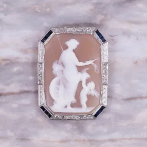 Diana Goddess Cameo c. 1920s