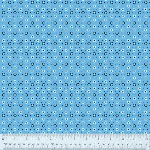 Dot & Circle in Blue -- BONNY by Denyse Schmidt --- Windham Fabrics