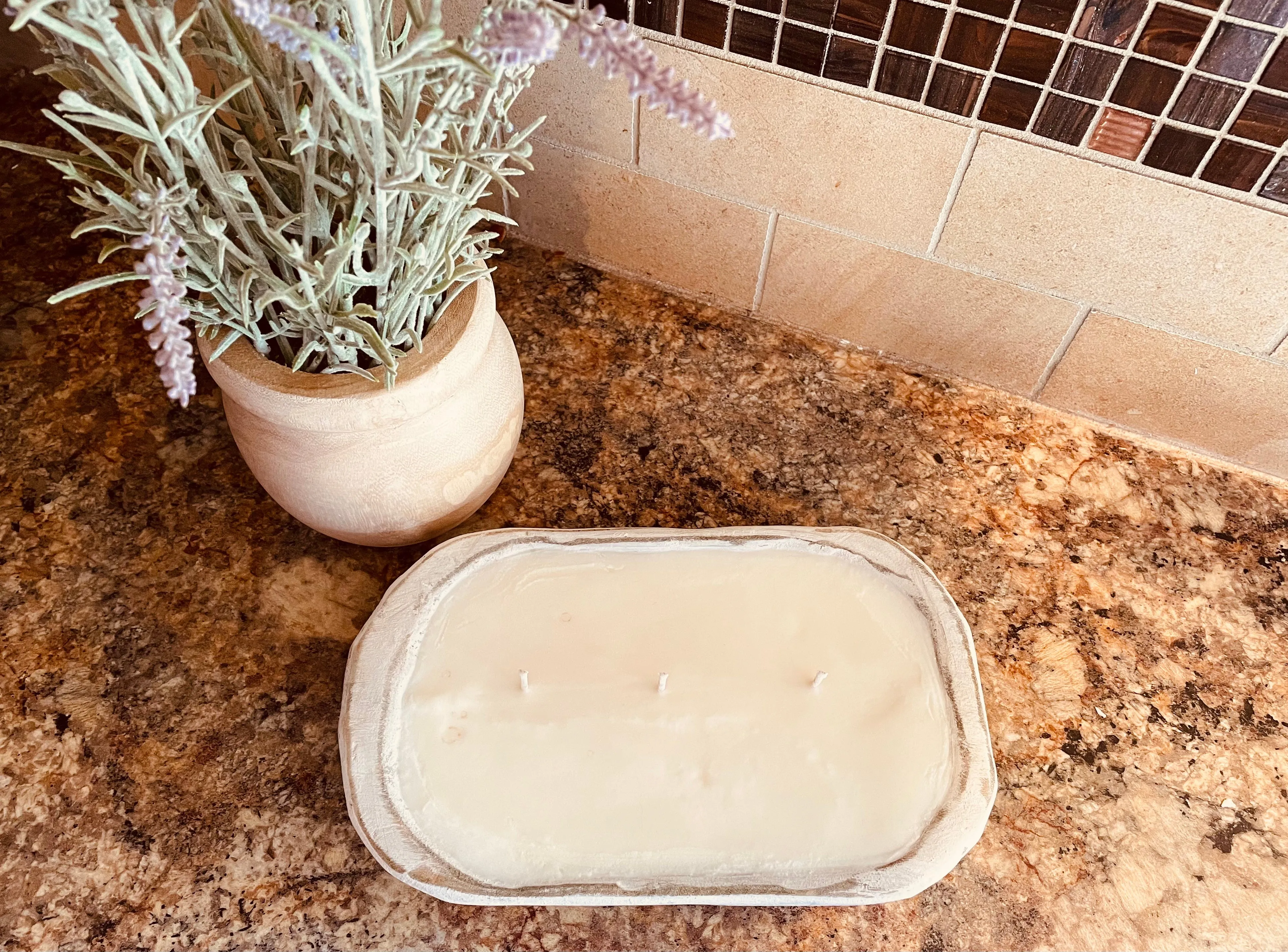 Dough Bowl Candle