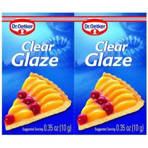 Dr. Oetker Clear Glaze - 2 Pack X 10 g ea.