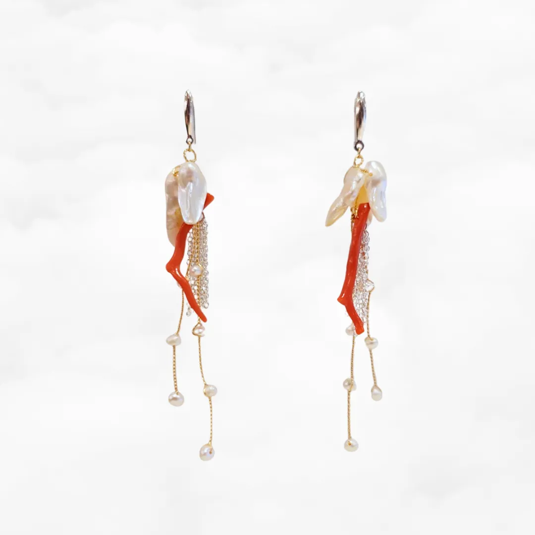 Dragon Princess Tassel Earrings