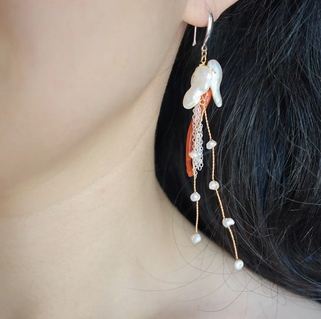 Dragon Princess Tassel Earrings