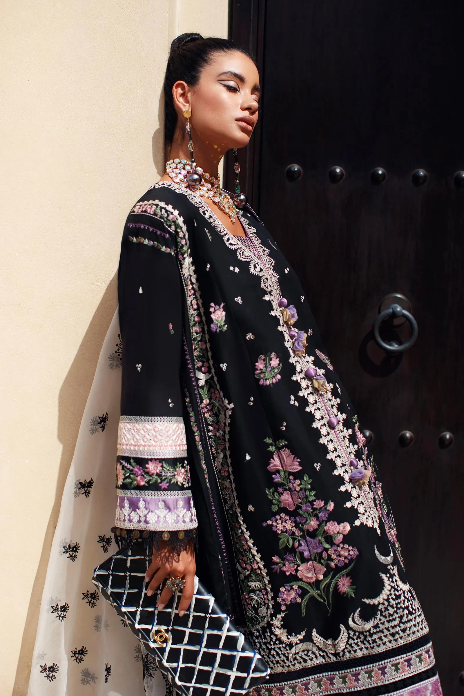 EL22-02 A (ZENEL)  | Elan Lawn 2022 | Unstitched Embroidered Lawn Suit