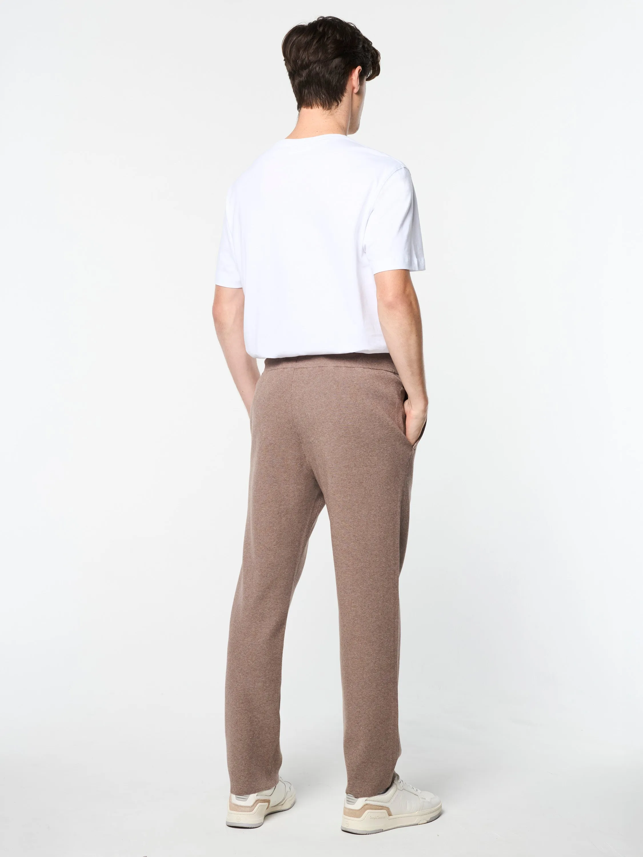 Enzo Track Pant- Taupe Grey