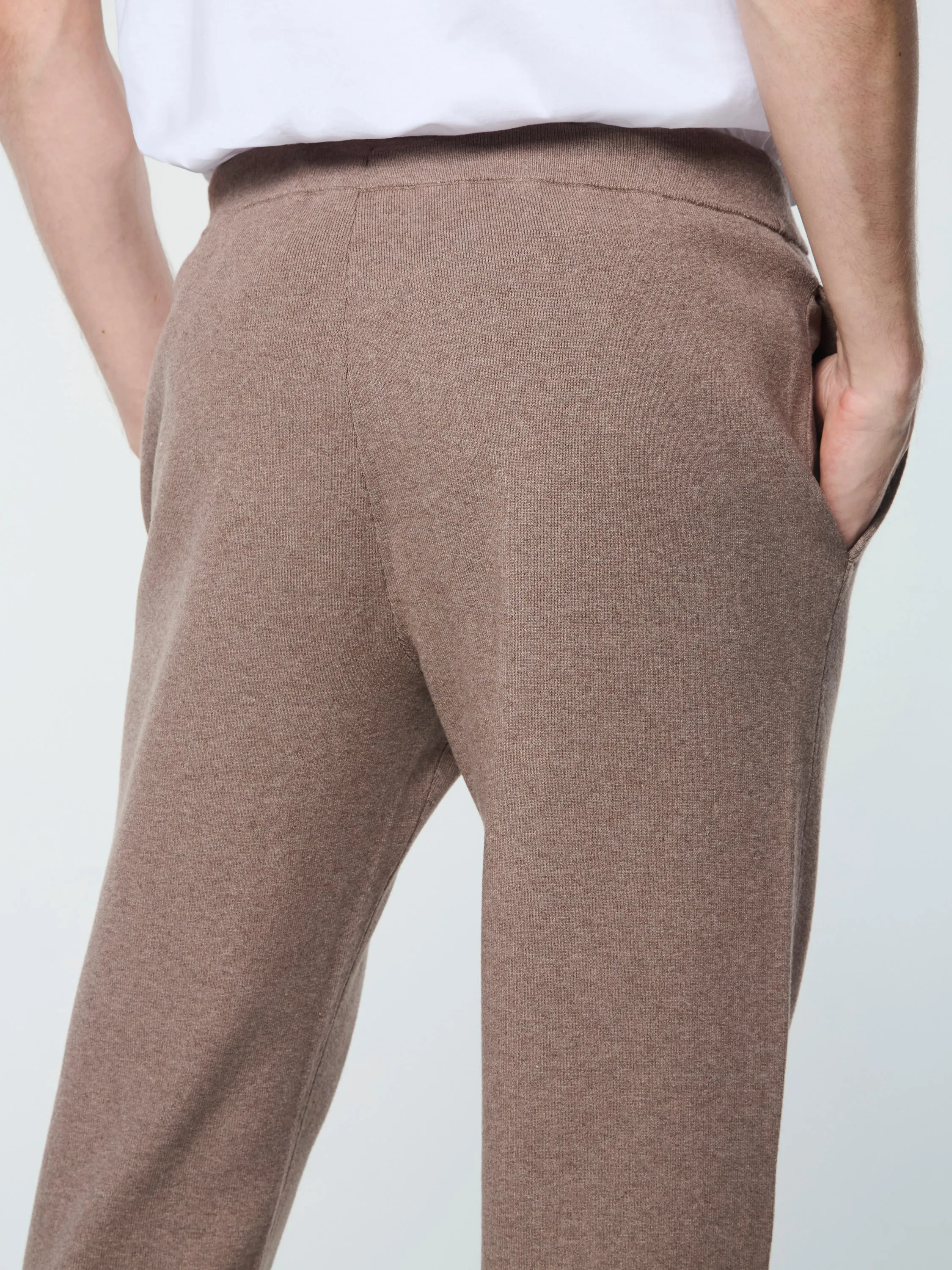 Enzo Track Pant- Taupe Grey