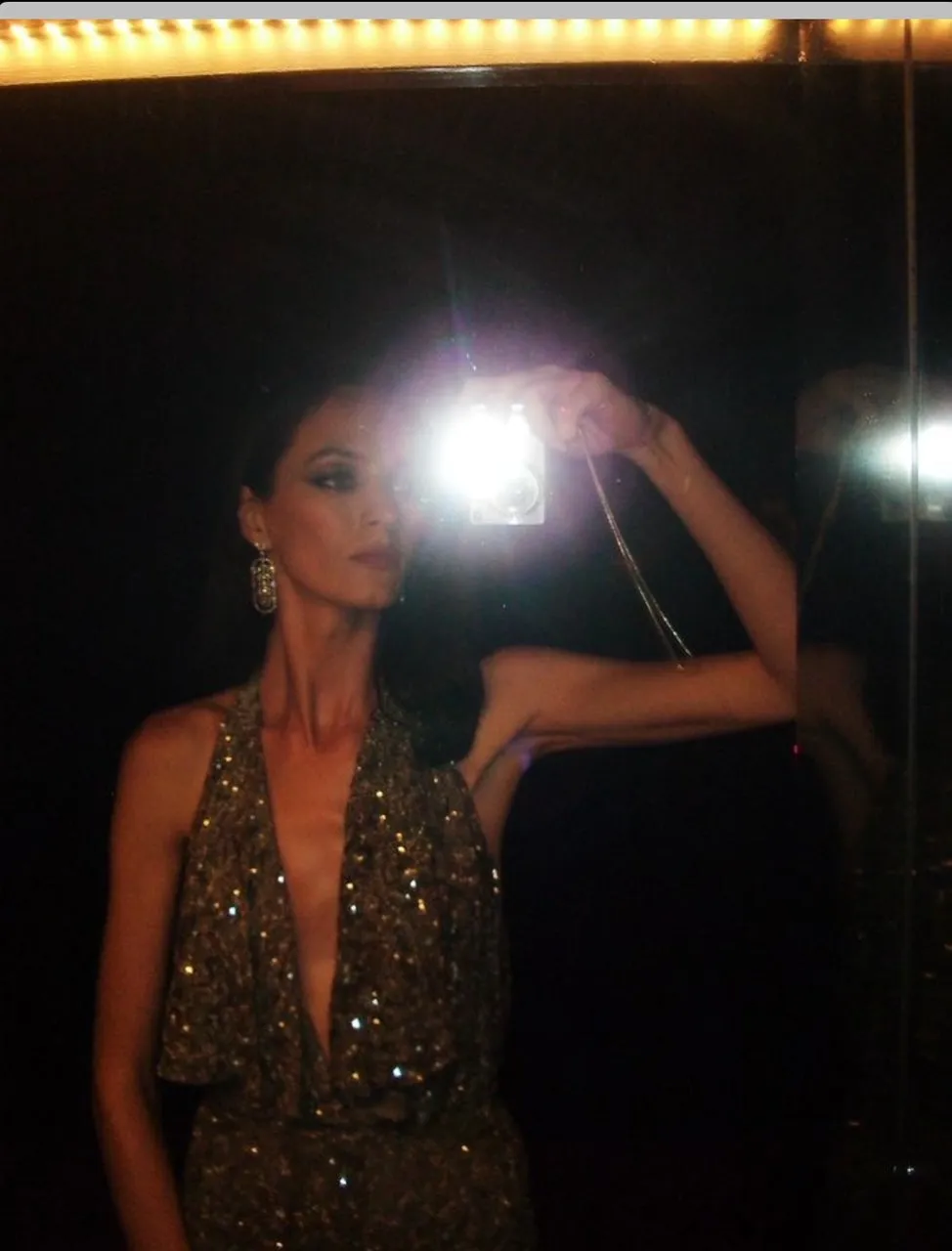 Exquisite Spring 1993 John Anthony Hand Beaded One Shoulder Dress on Pale Gold Silk Net