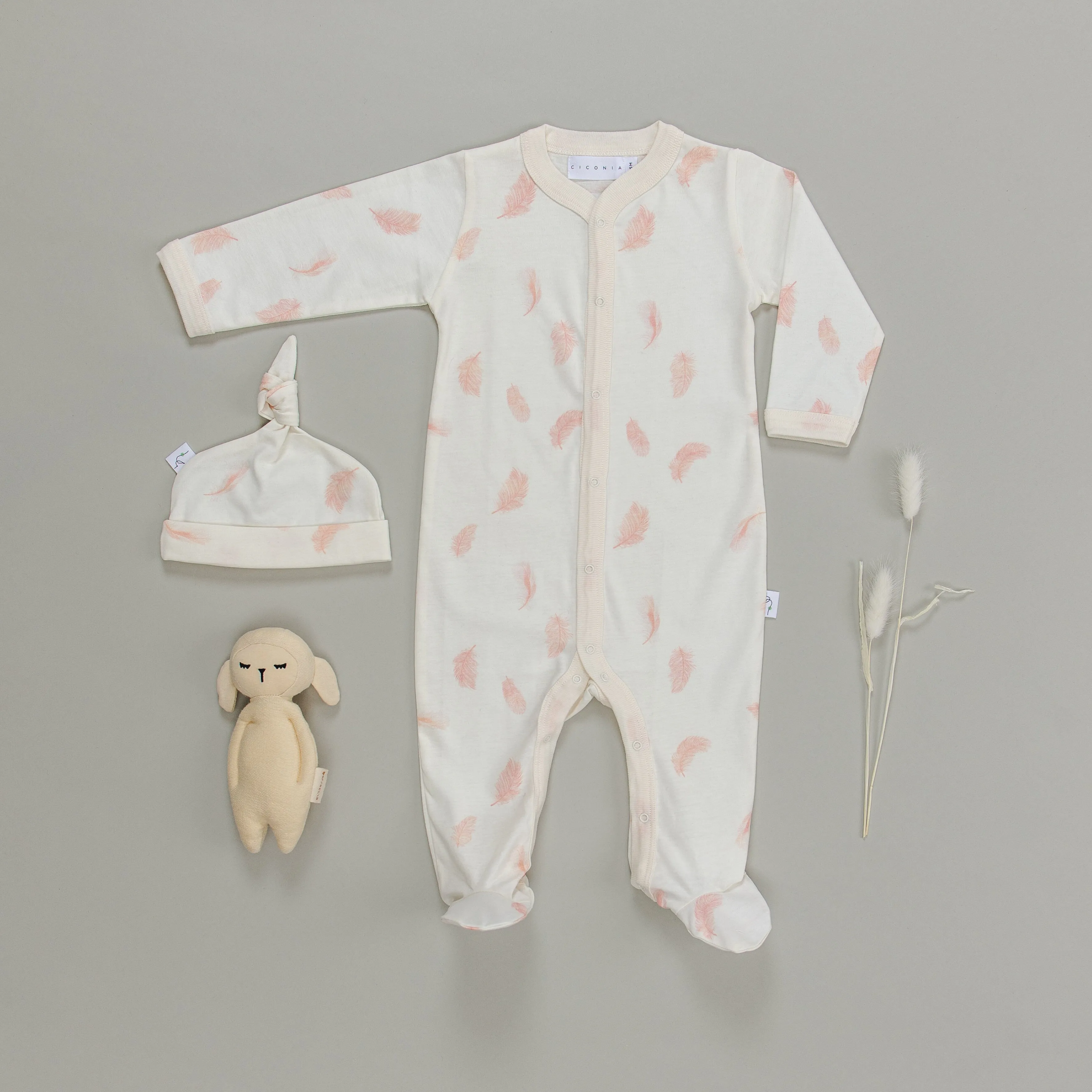 Falling Feather Sleepsuit Gift Set