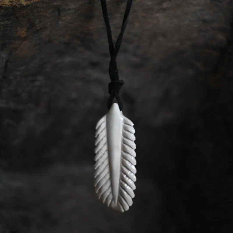 Feather Bone Necklace