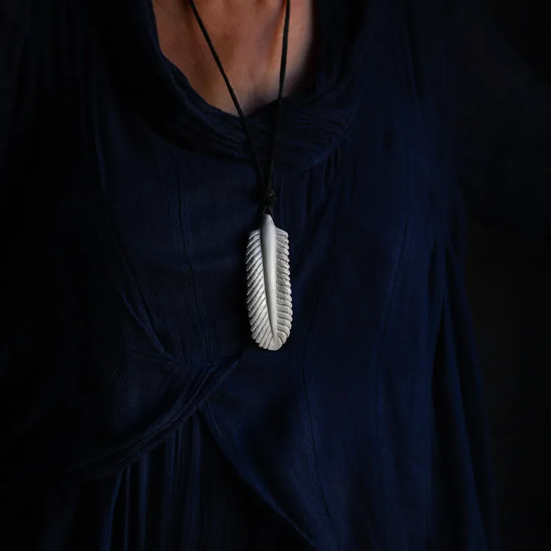 Feather Bone Necklace