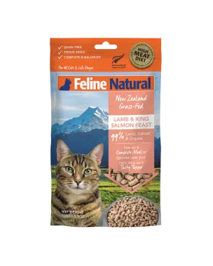 Feline Natural Freeze Dried Lamb & King Salmon 320g Cat Food