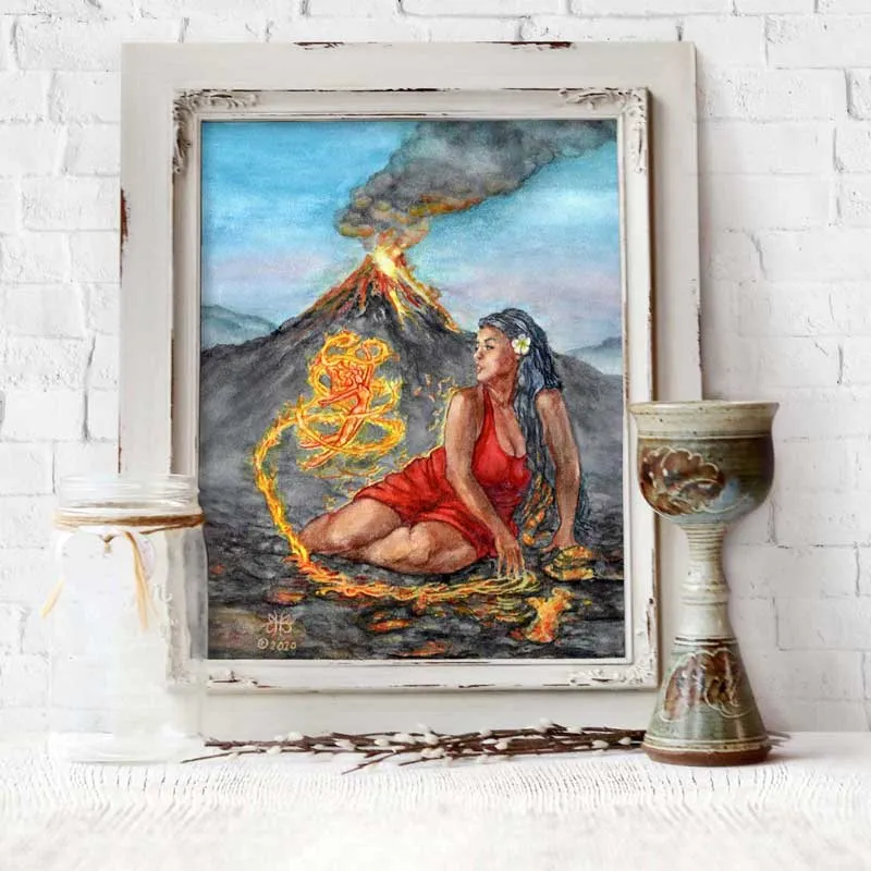 Fire Mother Goddess Necklace