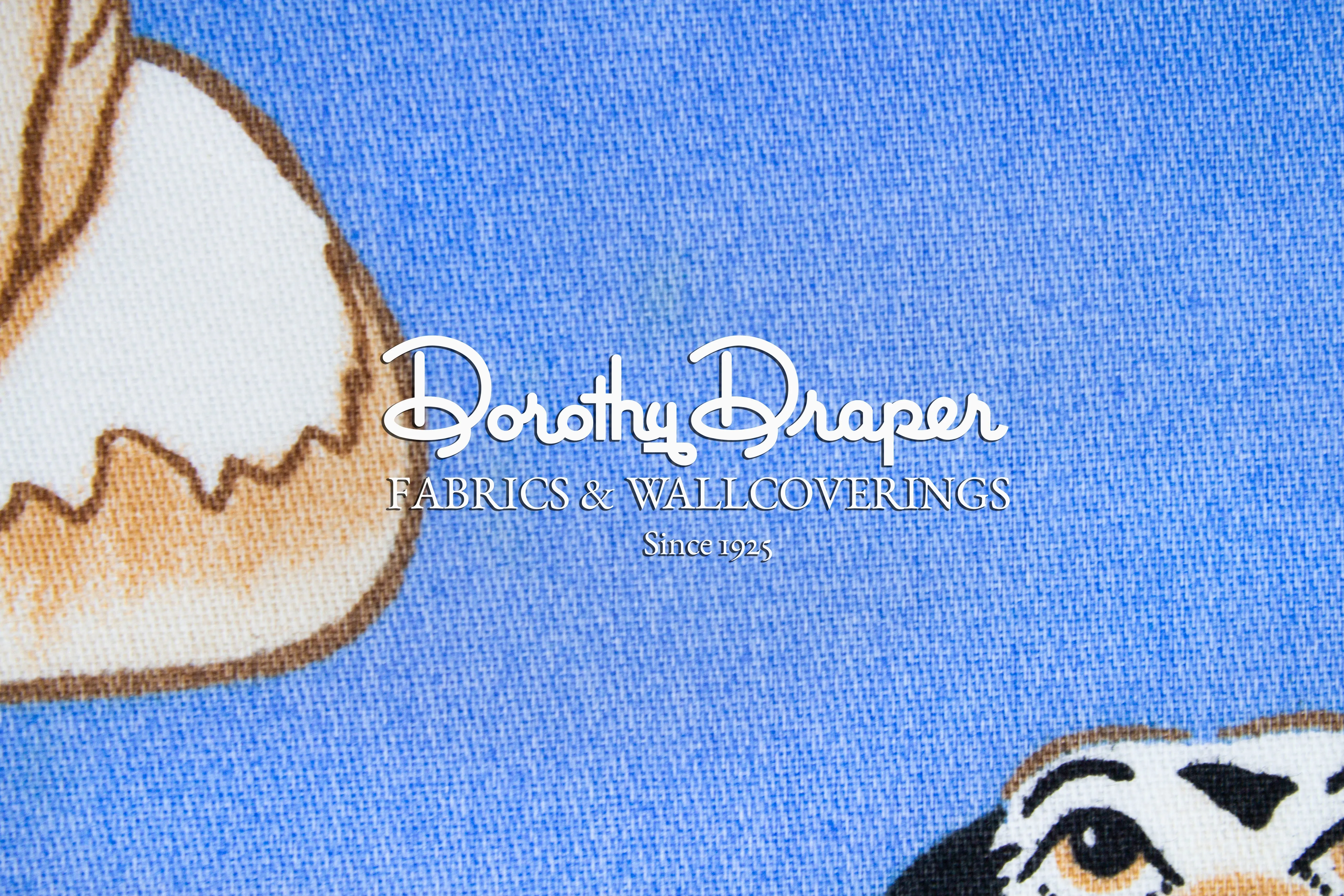 Francie & Grover Blue Fabric
