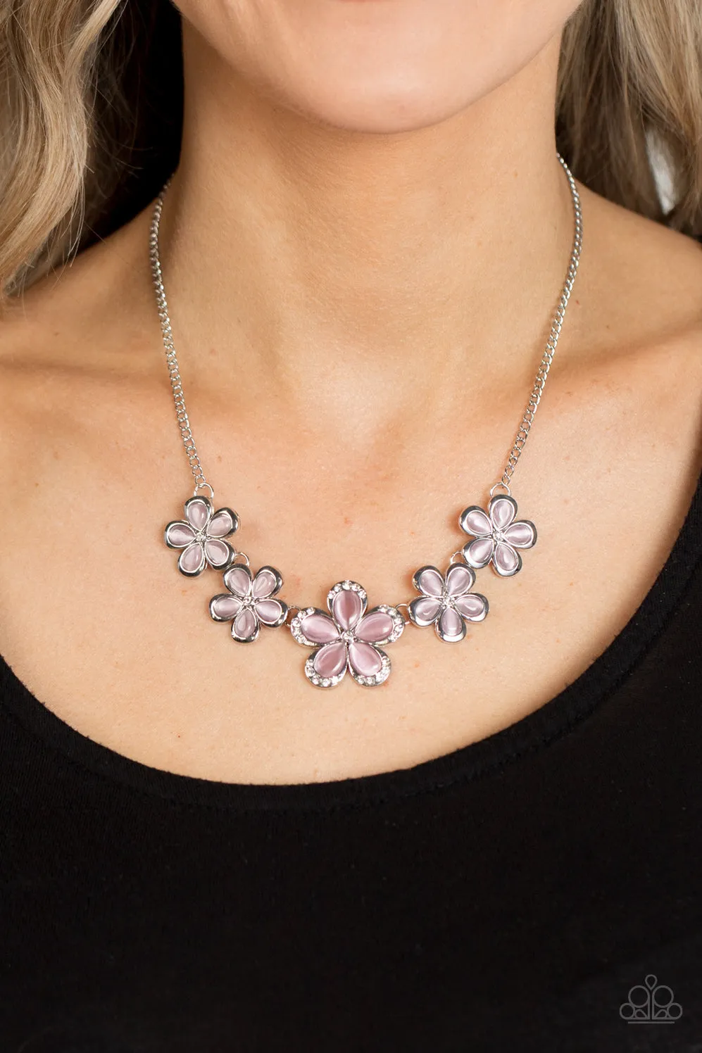 Garden Daydream - Pink  Necklace