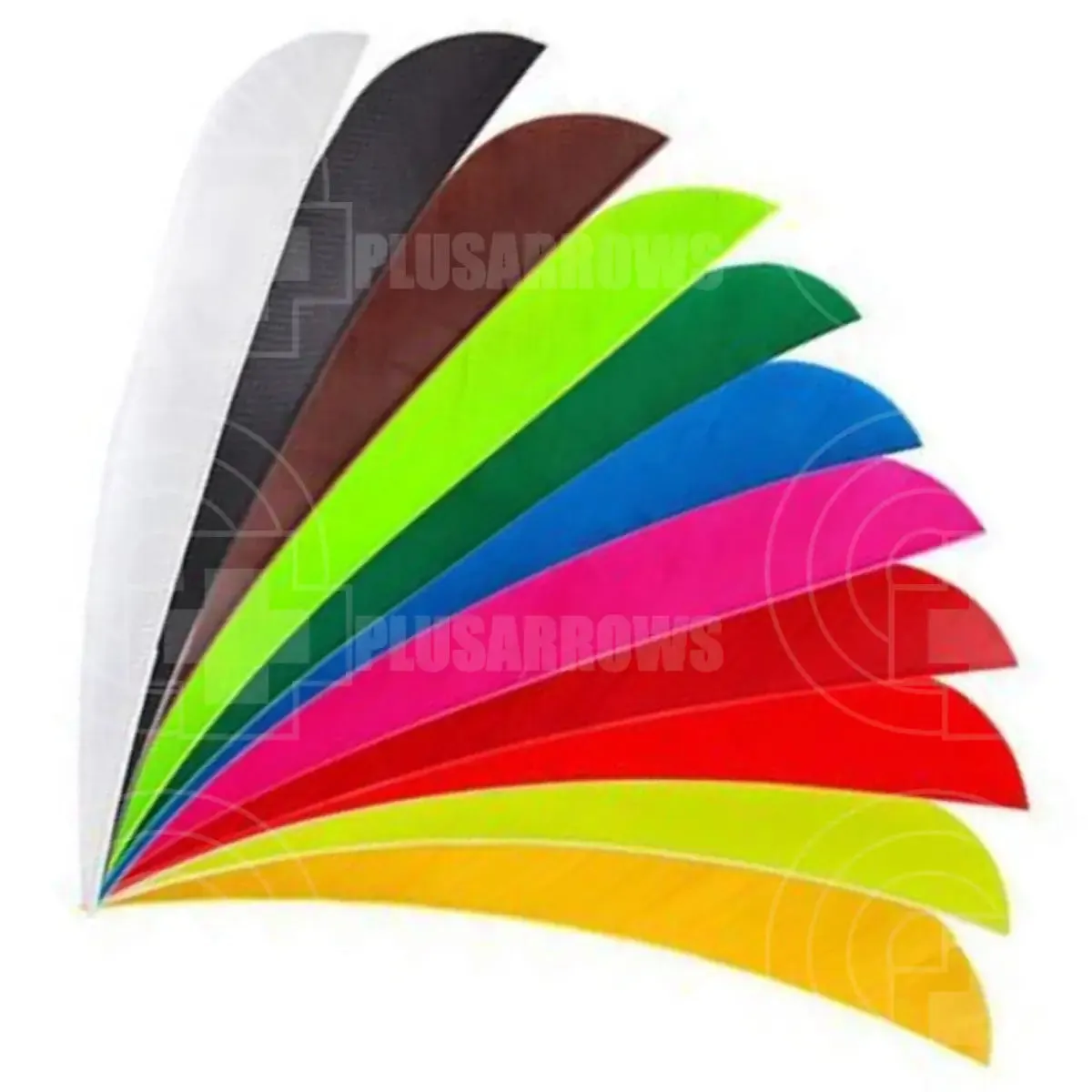 Gateway 4.0” Parabolic Feathers 12 Pack (RW)