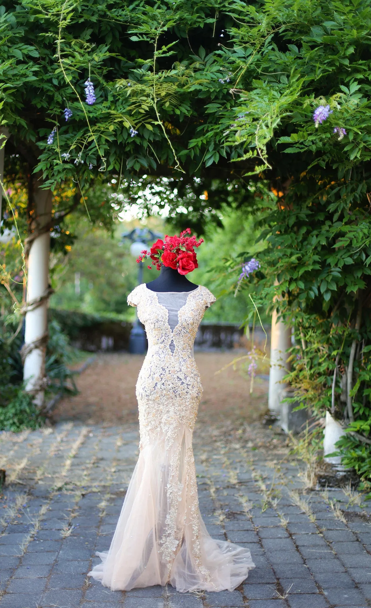 Gold Dress With Swarovski Crystals (#Jacqueline)