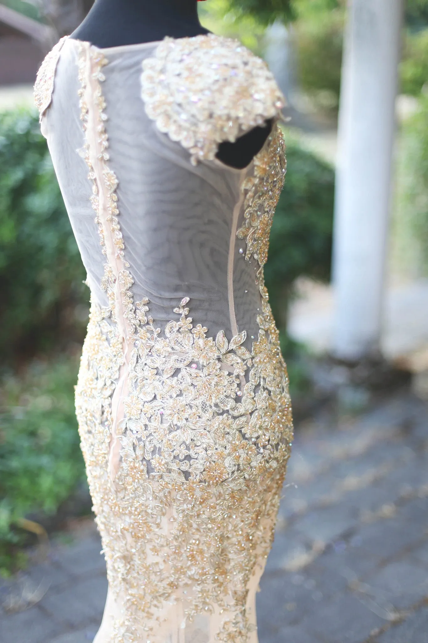 Gold Dress With Swarovski Crystals (#Jacqueline)