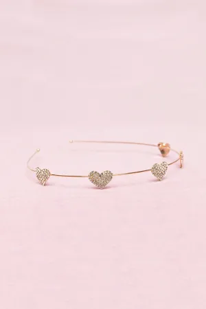Great Pretenders Boutique Rhinestone Heart Headband