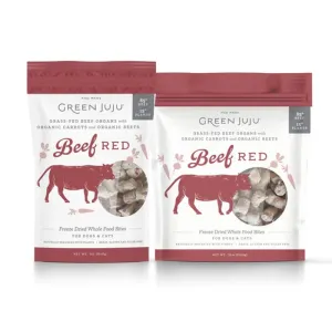 Green Juju Kitchen Freeze-Dried Beef Red Bites