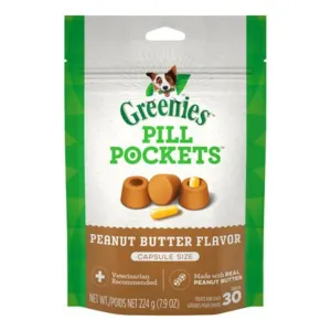 Greenies Pill Pockets Capsule Peanut Butter Dog Treats