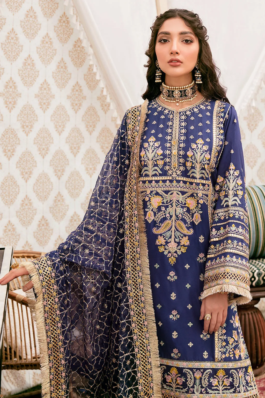 GUL RUKH  | Afrozeh Gul Bahar Festive Collection 2022 | Unstitched Embroidered Lawn Suits