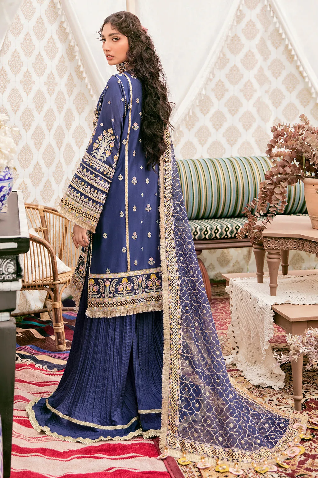 GUL RUKH  | Afrozeh Gul Bahar Festive Collection 2022 | Unstitched Embroidered Lawn Suits