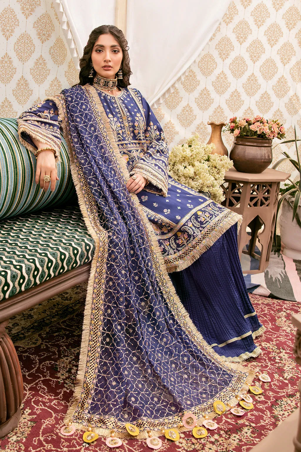 GUL RUKH  | Afrozeh Gul Bahar Festive Collection 2022 | Unstitched Embroidered Lawn Suits