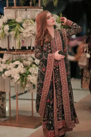 Haris Shakeel Wedding Festive Luxury Hand Embroidered Raw Silk SHAYAANA
