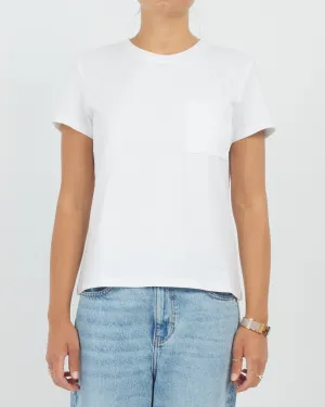 Hermès White Mosaique Embroidered Pocket T shirt - 38