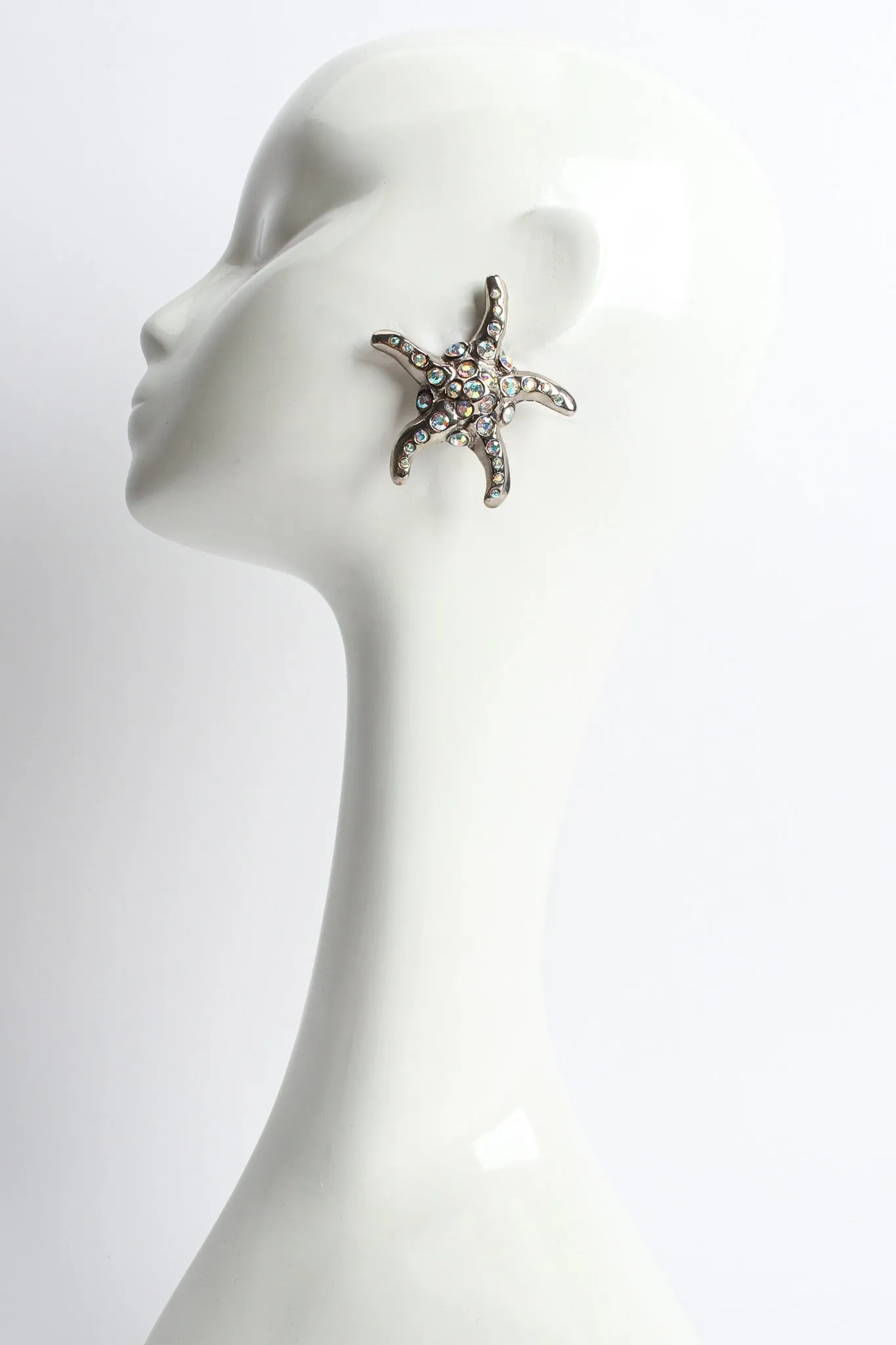 Iridescent Starfish Earrings