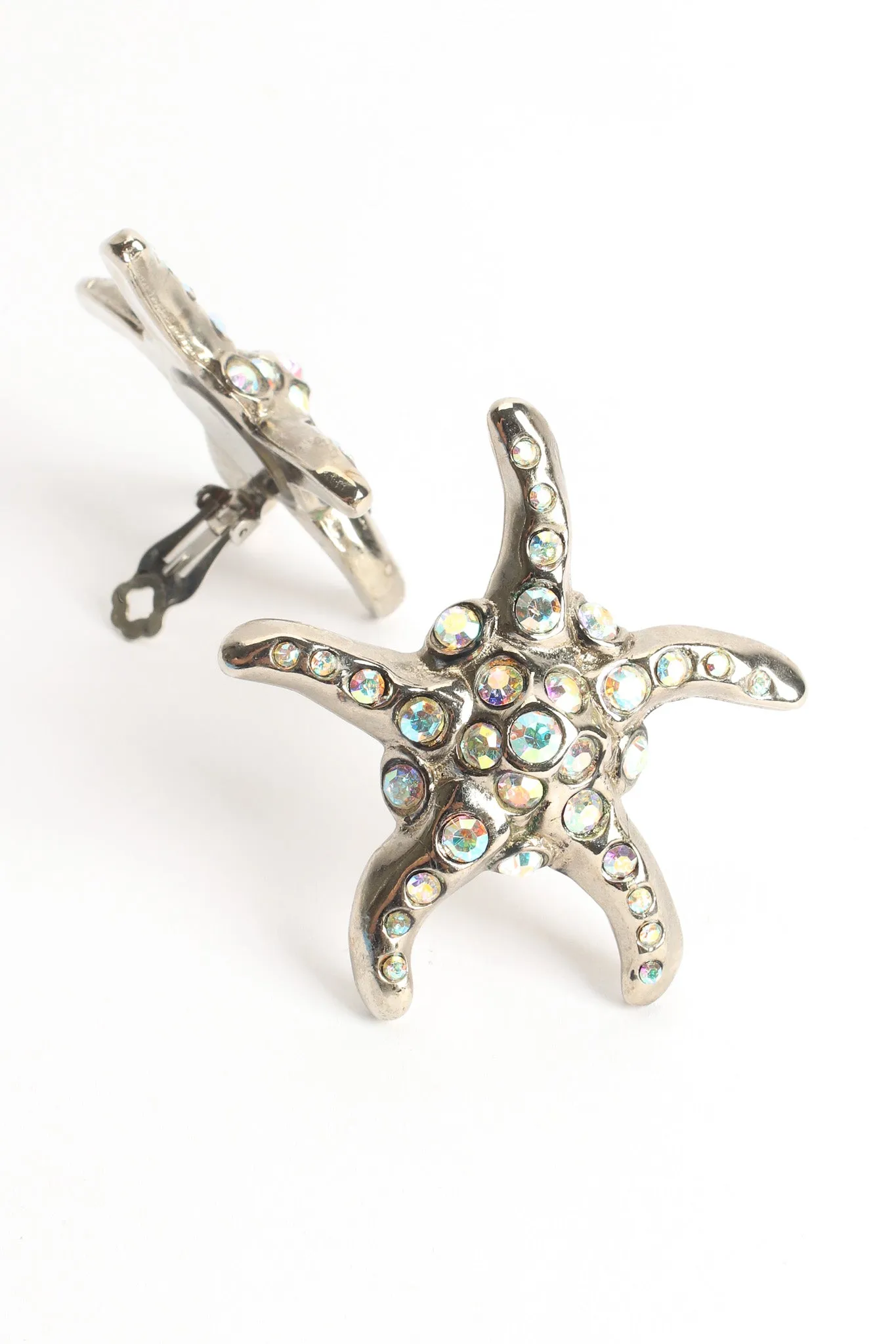 Iridescent Starfish Earrings