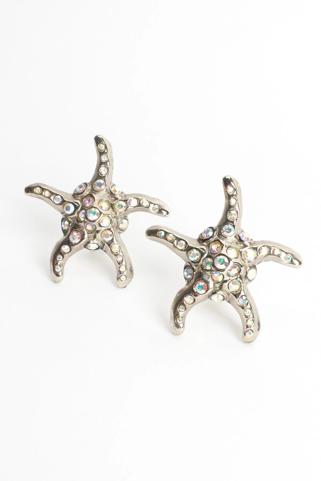 Iridescent Starfish Earrings