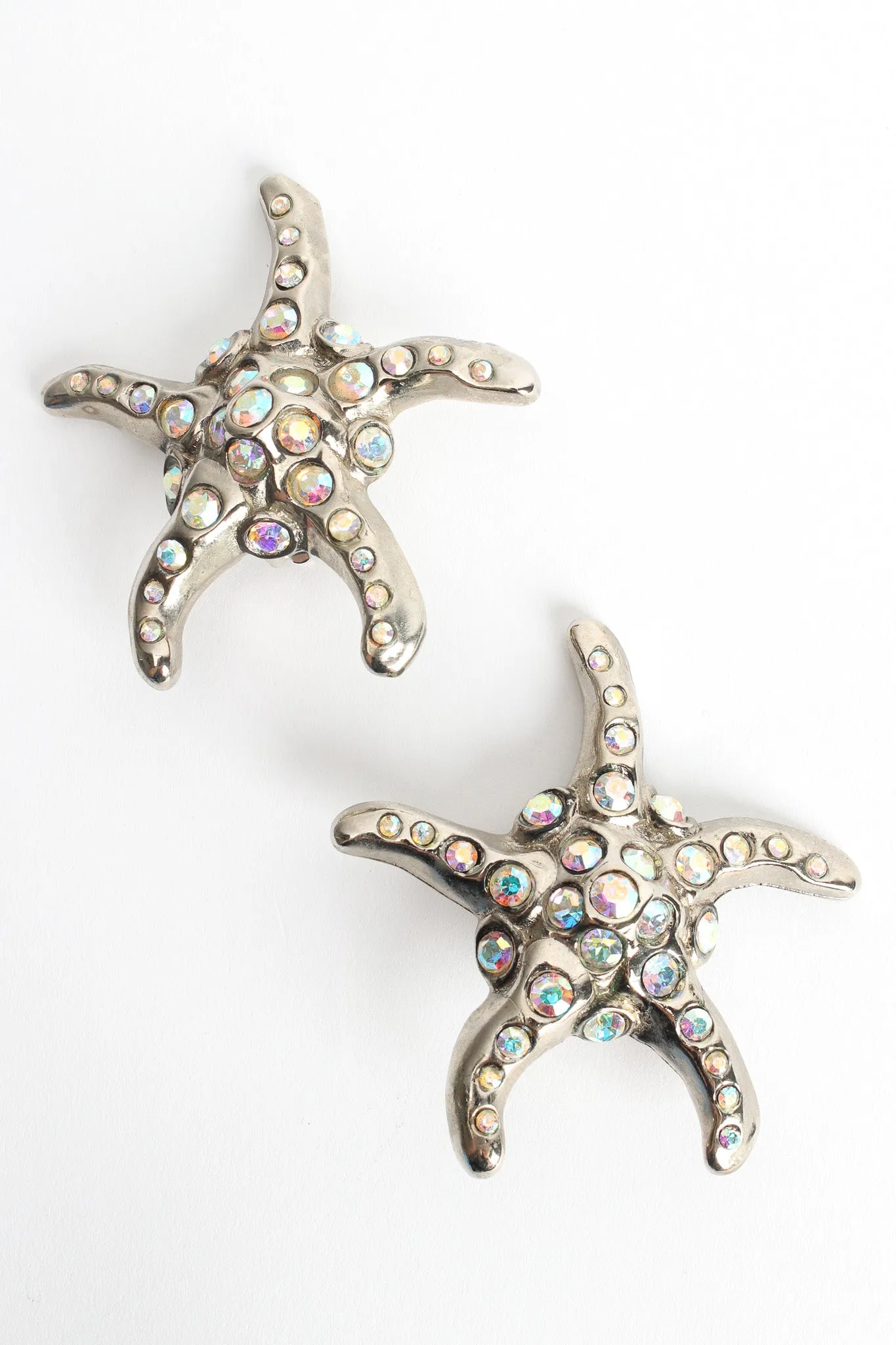 Iridescent Starfish Earrings