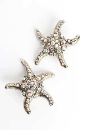 Iridescent Starfish Earrings