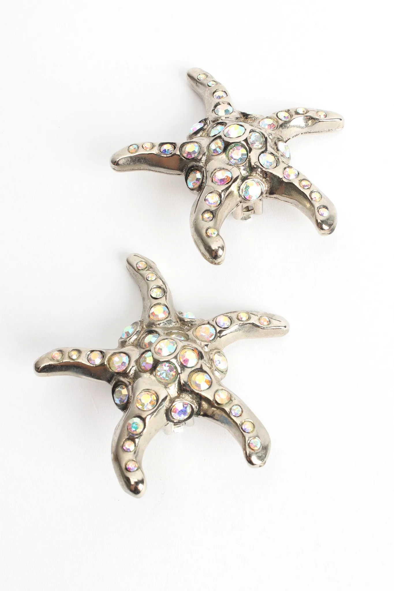 Iridescent Starfish Earrings