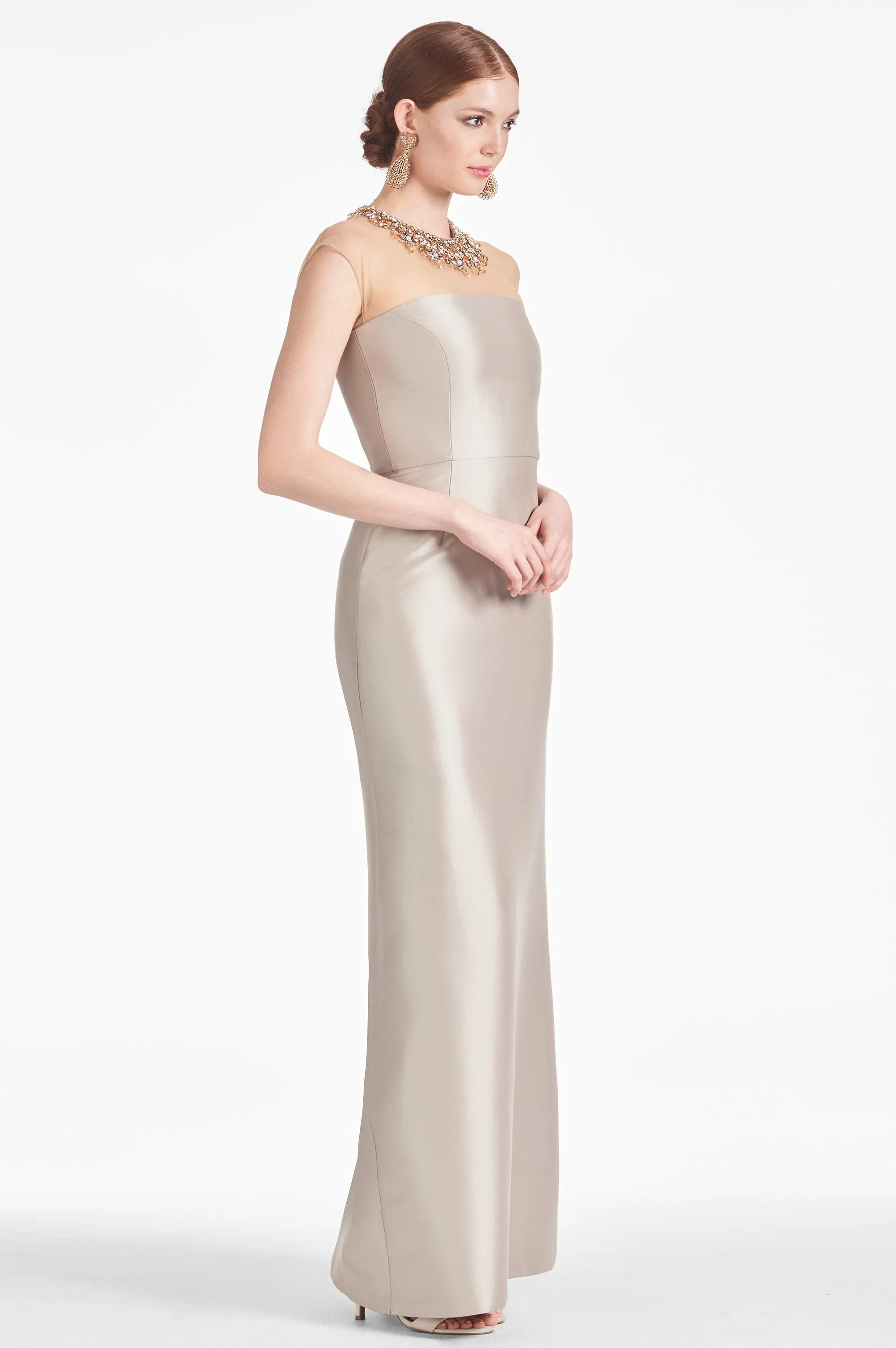 Irina Gown - Frosty Pewter - Final Sale