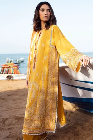 ISKELE (ZL23-01 B) | Zaha Lawn Collection 2023 | Embroidered Unstitched Lawn Suits