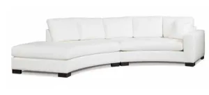 Kylie Curved Sectional, Wildwood Natural - Precedent